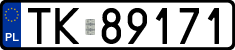 License plates of Poland, Regular car plates