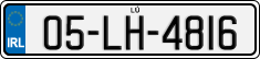 License plate of Ireland, Regular plates