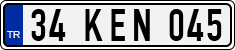 License plate of Turkey, Regular plates