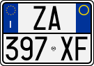 License plate of Italy, Cars (1994 year series)