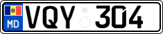 License plate of Moldova, Cars (2015)