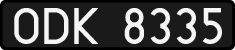 License plates of Poland, 1976 year system
