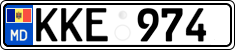 License plate of Moldova, Cars (2015)
