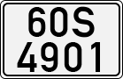 License plate of Vietnam, Cars
