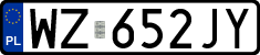 License plates of Poland, Regular car plates