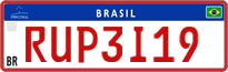 License plate of Brazil, Commercial vehicles (Mercosul)