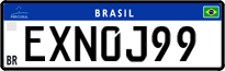 License plate of Brazil, Private owners (Mercosul)