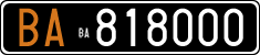 License plate of Italy, Cars (1927 year series)