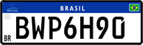 License plate of Brazil, Private owners (Mercosul)