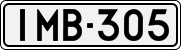 License plate of Finland, Cars