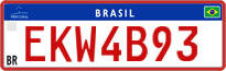 License plate of Brazil, Commercial vehicles (Mercosul)