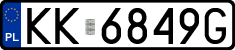 License plates of Poland, Regular car plates
