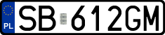 License plates of Poland, Regular car plates