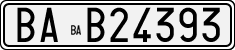 License plate of Italy, Cars (1927 year series)