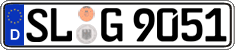 German license plate, Regular plates