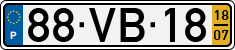License plate of Portugal, Regular plates