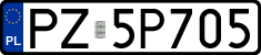 License plates of Poland, Regular car plates