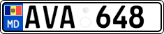 License plate of Moldova, Cars (2015)