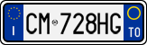 License plate of Italy, Cars (1994 year series)