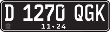 License plate of Indonesia, Regular plates