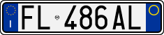 License plate of Italy, Cars (1994 year series)