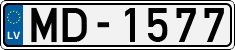 License plate of Latvia, Regular car plates