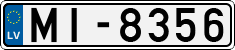 License plate of Latvia, Regular car plates