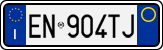 License plate of Italy, Cars (1994 year series)