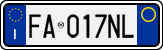 License plate of Italy, Cars (1994 year series)