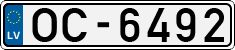 License plate of Latvia, Regular car plates
