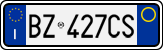 License plate of Italy, Cars (1994 year series)