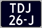 License plate of the Netherlands, Agricultural vehicles