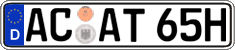 German license plate, Plates for oldtimers (type 