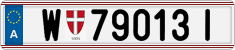 License plate of Austria, Regular plates