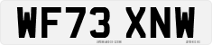License plate of the United Kingdom, 2001 year system