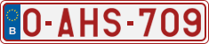 License plate of Belgium, Regular plates (2010)