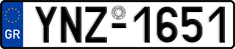 License plate of Greece, Cars