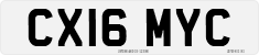 License plate of the United Kingdom, 2001 year system
