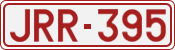 License plate of Belgium, 1951 year system