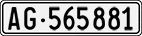 License plate of Switzerland, Cars