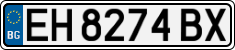 License plate of Bulgaria, Cars