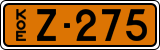 License plate of Finland, Dealer