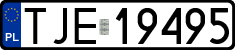 License plates of Poland, Regular car plates