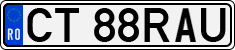License plate of Romania, Regular plates