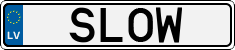 License plate of Latvia, Vanity Plates