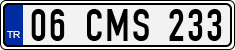 License plate of Turkey, Regular plates