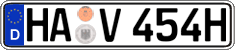 German license plate, Plates for oldtimers (type 