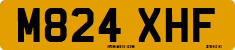 License plate of the United Kingdom, 1983 year system