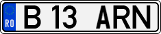 License plate of Romania, Regular plates