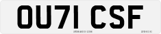 License plate of the United Kingdom, 2001 year system